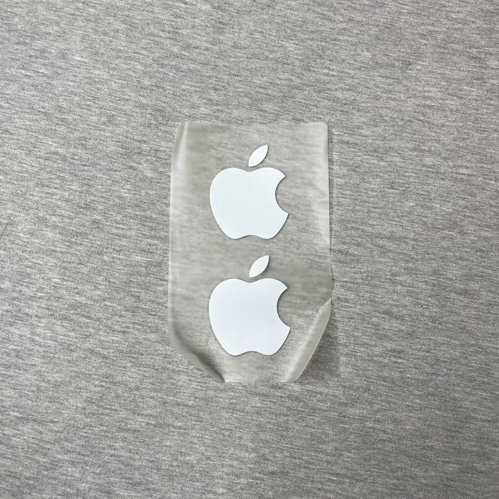 Apple Vintage White Stickers Sheet